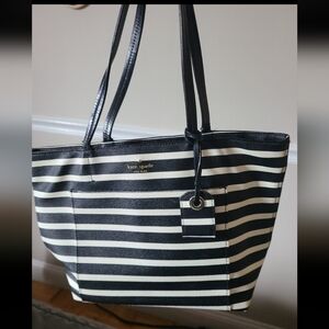 kate spade hyde lane riley striped tote